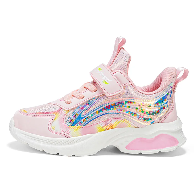 

5-12 Years Old Children Shoes Girl Running Student Autumn Girls' Casual Sports Shoes Chaussure Enfant Fille School Sneakers Pink