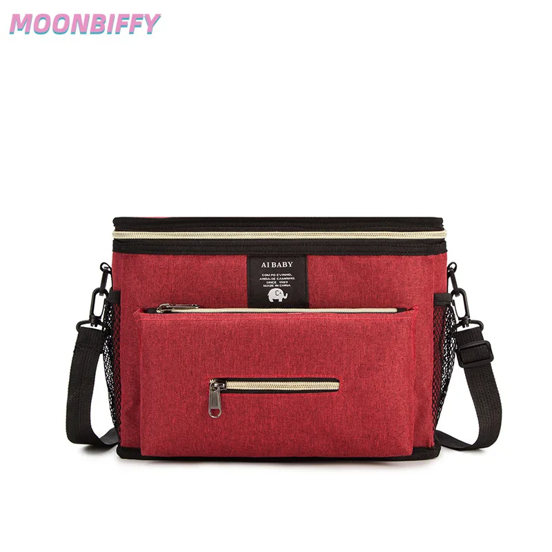 

Водонепроницаемая сумка для подгузников, органайзер для мам, Вместительная дорожная сумка для мам, многофункциональные сумки для мам и мал...