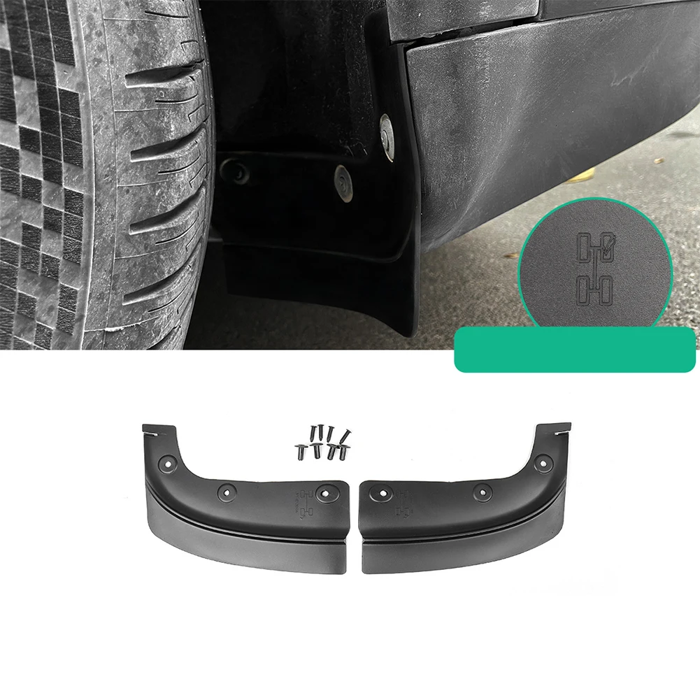 

For Tesla Model 3 Model Y 2020-2023 Rear Wheel Mud Flaps Car Modification Car Exterior Rear Mudflaps Replacement