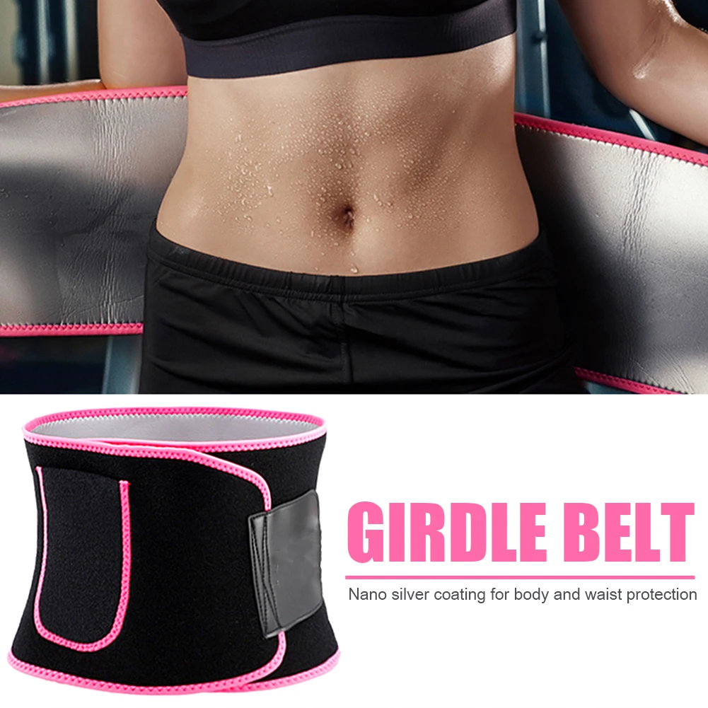 

Body Shaper Waist Support Belt Tummy Control Wrap Band Fitness Weight Loss Sweat for Easy Safety Working-out Supply