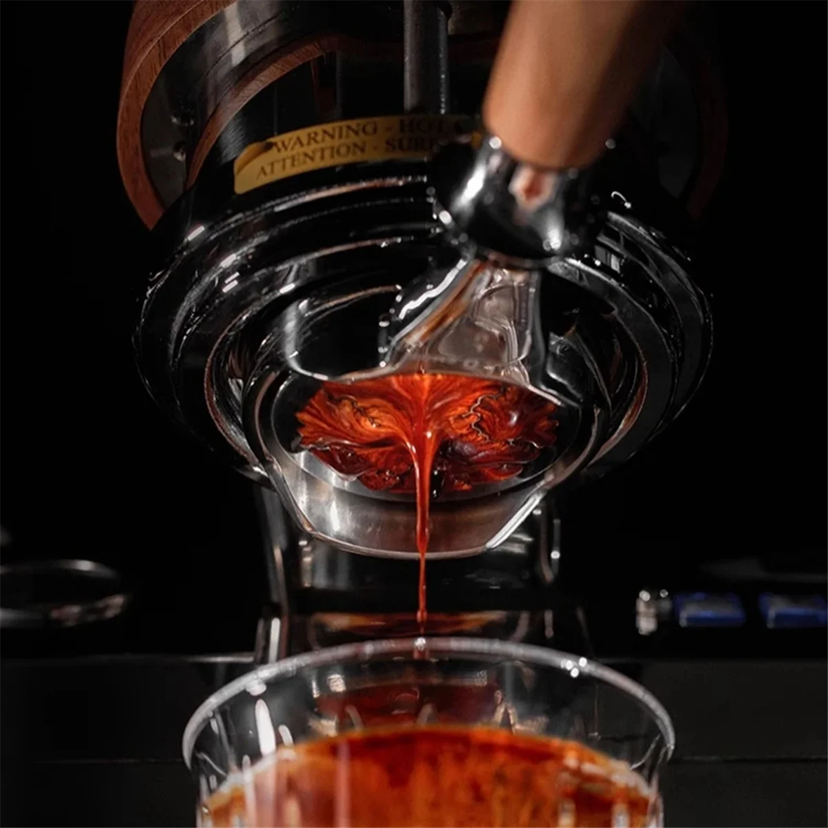 Бездонный портафильтр из нержавеющей стали диаметром 58 мм для E61 ECM Rocket Sanremo Faema