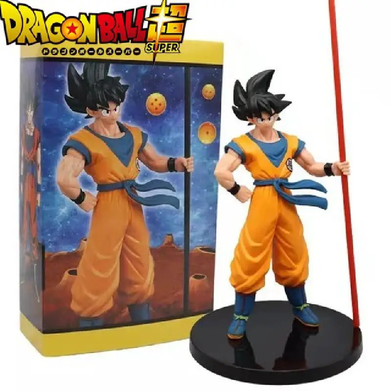 Popular Dragon Ball Z Action Figure, Black And Red Hair Monkey King 26cm 20th Anniversary, Anime Figure Children's Gift Toy