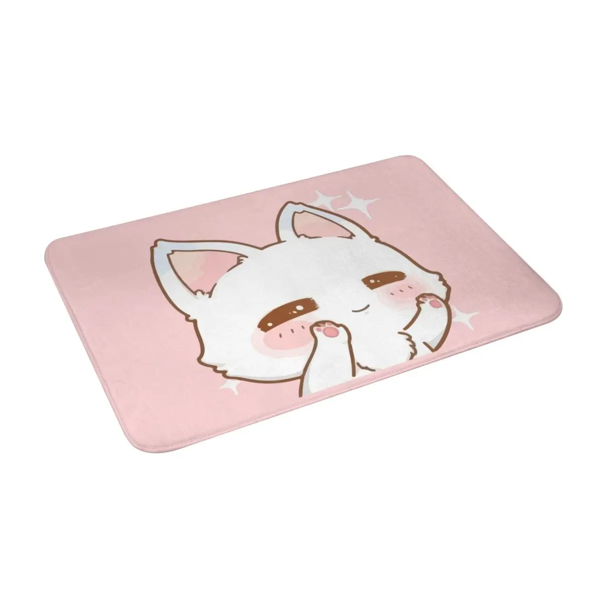 

Anime Manga Cat Bath Door Floor Mat Rug Carpet Entrance Living Room Home Kitchen Doormat Bedroom Antislip Equipment Cartoon Cute