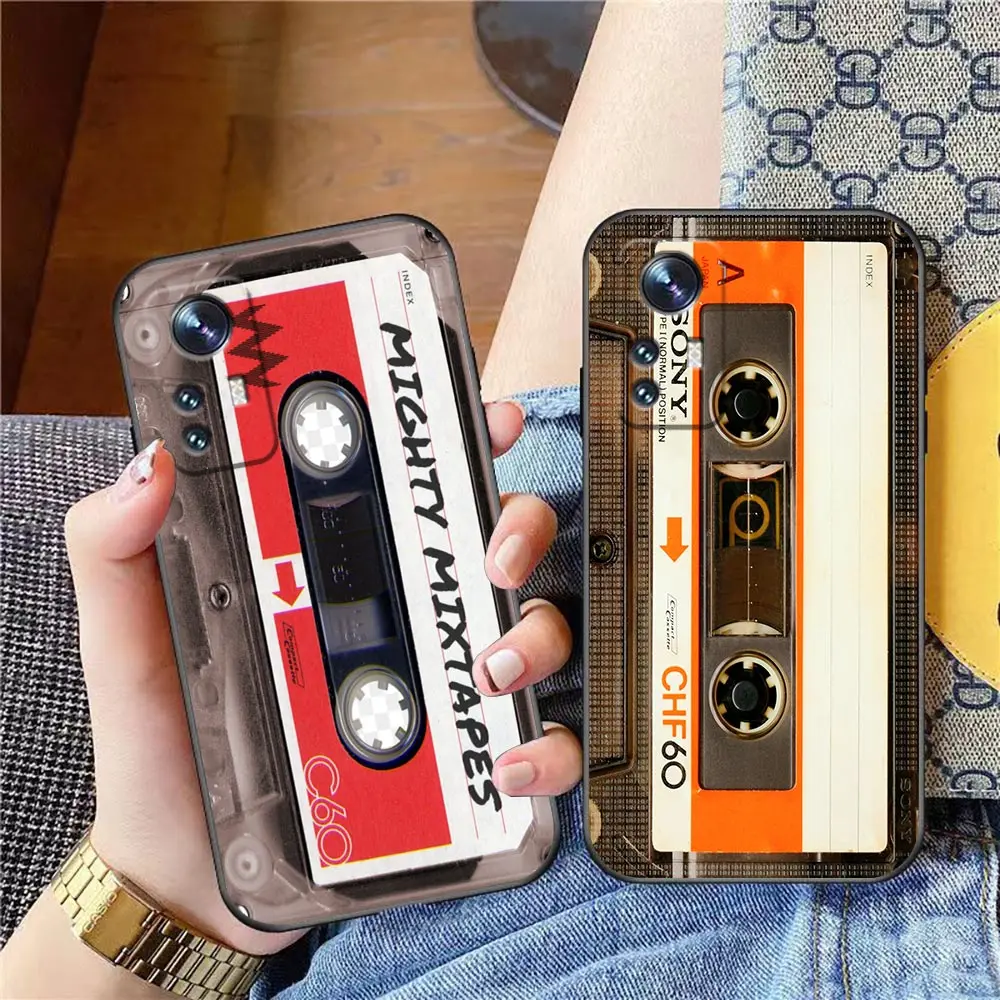 

Retro Vintage Old Cassette Tape Radio Case For Xiaomi Mi 12 12X 11T X4 NFC M3 F3 GT M4 Pro Lite NE 5G Poco M3 M4 X4 Cover Fundas