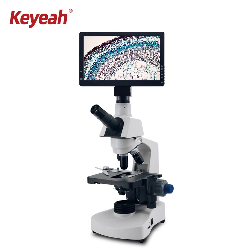 Профессиональный лабораторный биологический HD-микроскоп 40X-1600X композитный