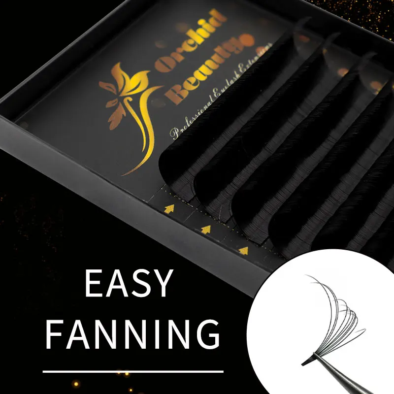 

Orchid Beauty Easy Fan Lashes Automatic Flowering Bloom Eyelash Extension Self-Making Fans Fast Fan Volume Lashes
