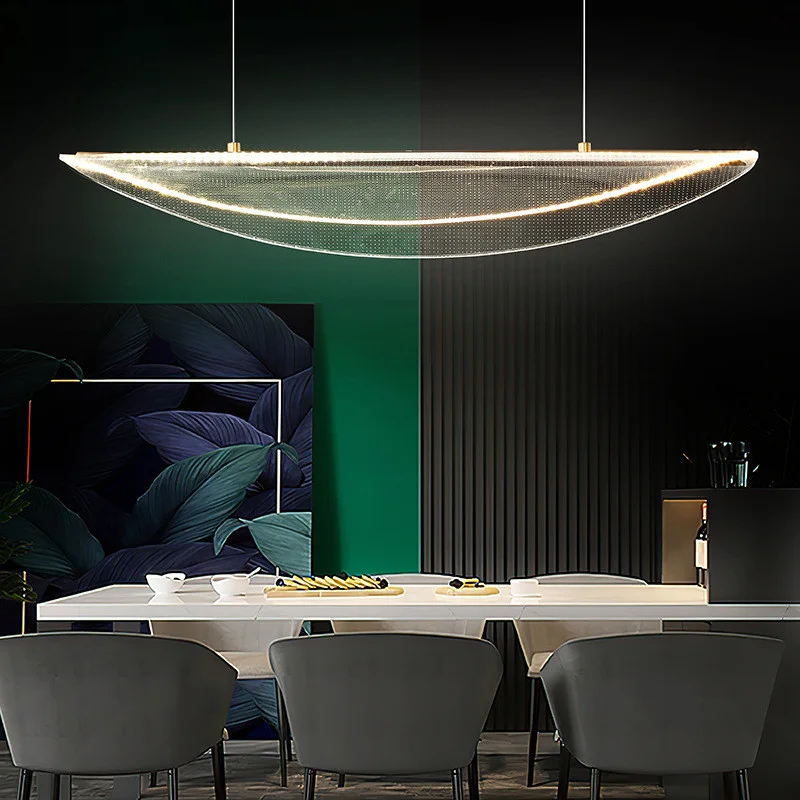 

Modern Acrylic Leaf Led Pendant Lights Aluminium Dining Room Suspend Lamp Led Luminarias Simple Decoration Hanging Lamp Fixtures