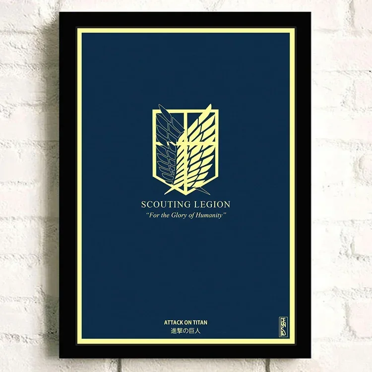 

Постер Атака Титанов Микааса Холст