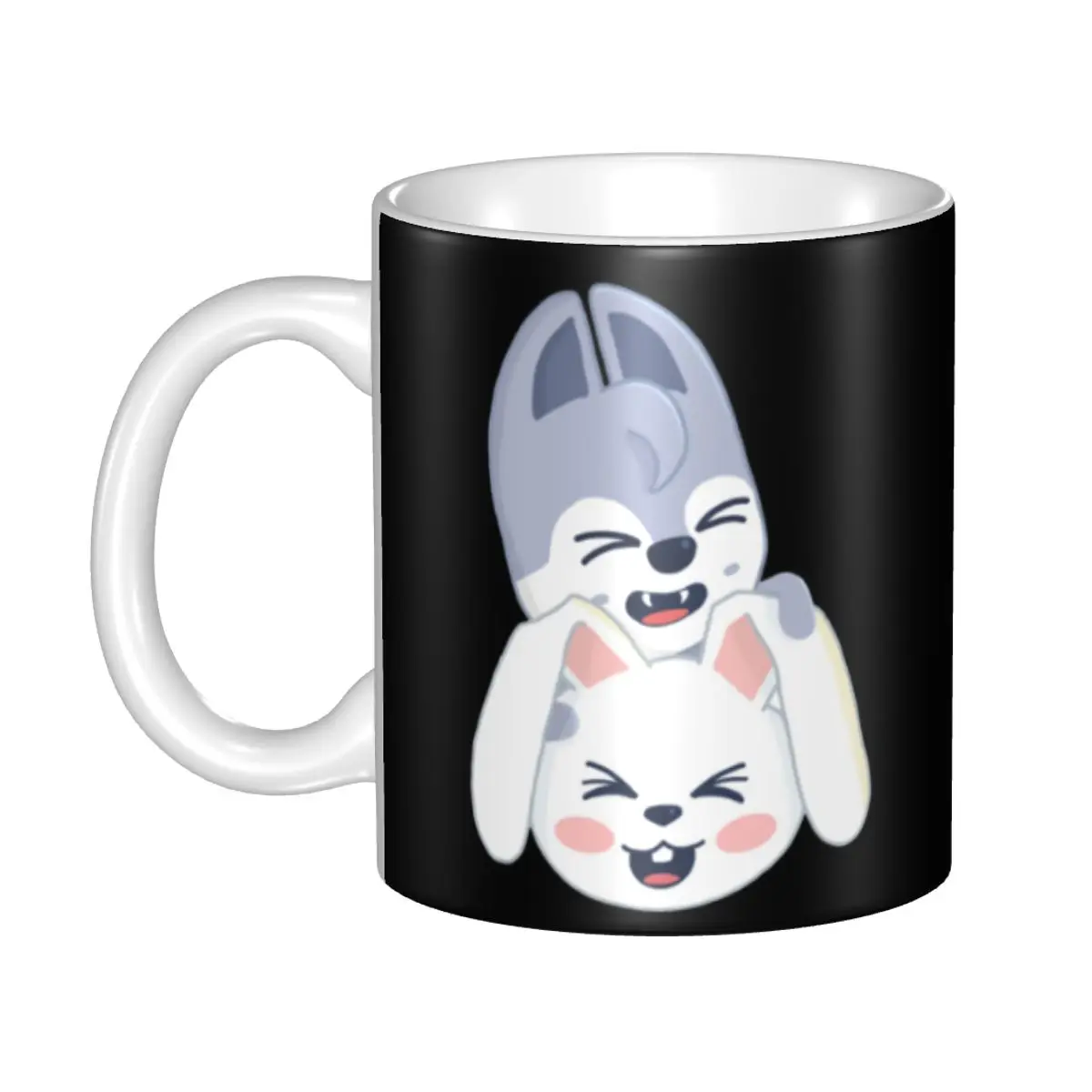 

Customized Skzoo Mug DIY Wolfchan And Leebit Ceramic Tea Milk Coffee Cups