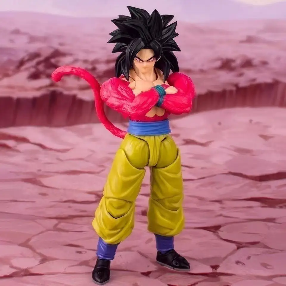 Фото Demoniacal Fit Untame Power Unleash Nature SSJ4 Гоку 1/12 Подвижная фигурка Драгонболл Коллекционная игрушка В наличии №4