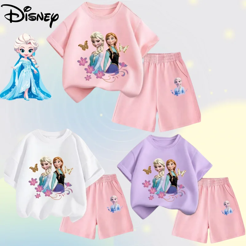 Disney Холодное сердце Эльза Анна принцесса для девочек милый мультяшный узор