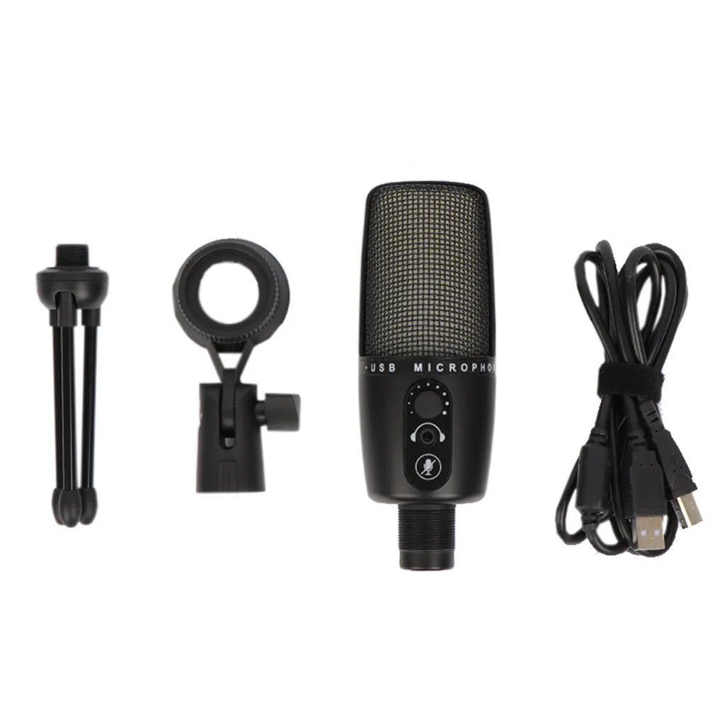 

Wired Condenser Microphone Karaoke Video Chatting Noise Reduction Mic