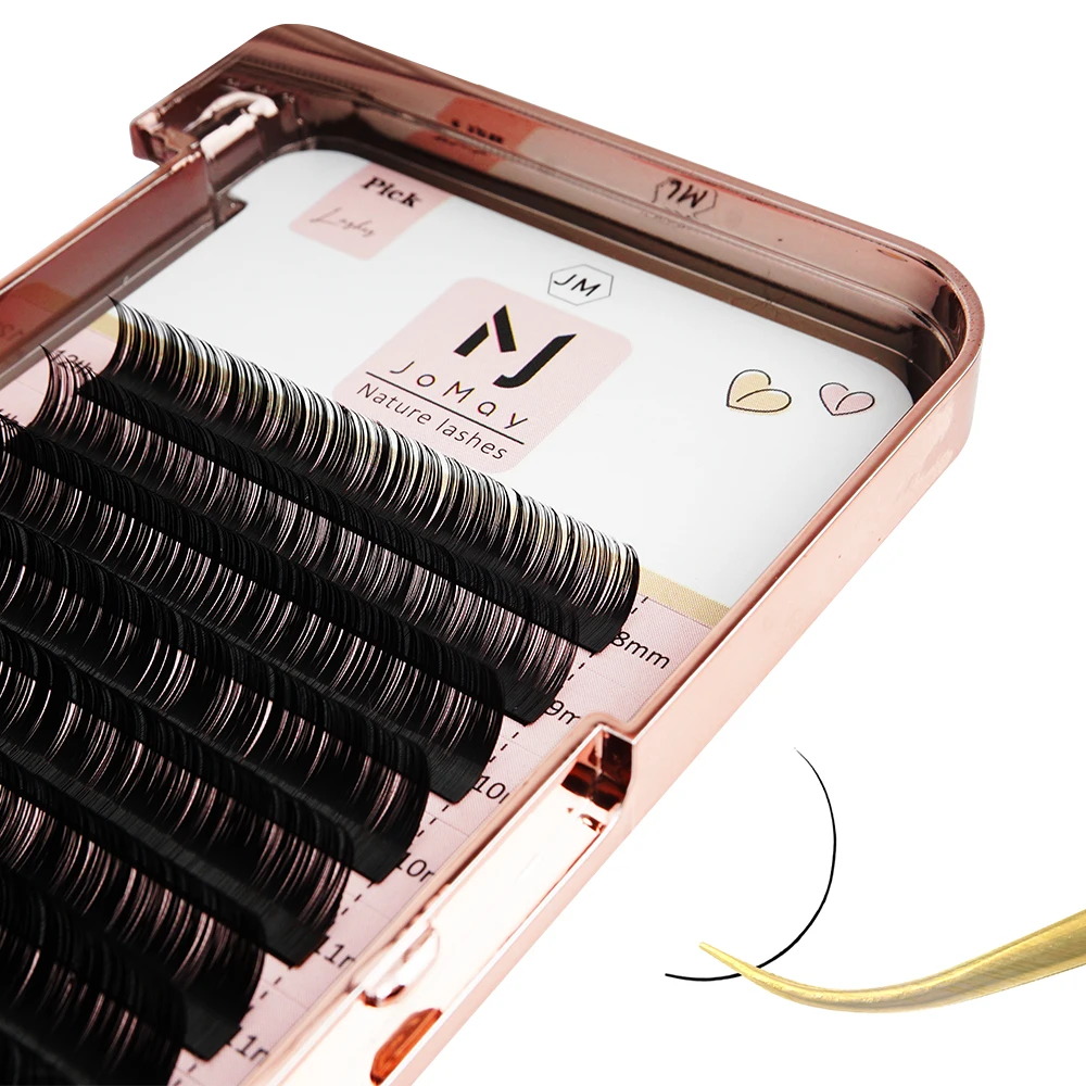 

Individual Classic Eyelash Extension C/D Curl Russian Volume Eyelashes Matte Faux Mink Professional Cilio