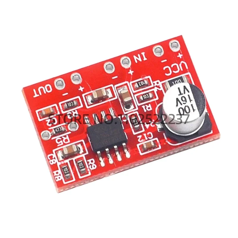 AD828 динамический микрофон стерео предусилитель модуль аудиоусилителя