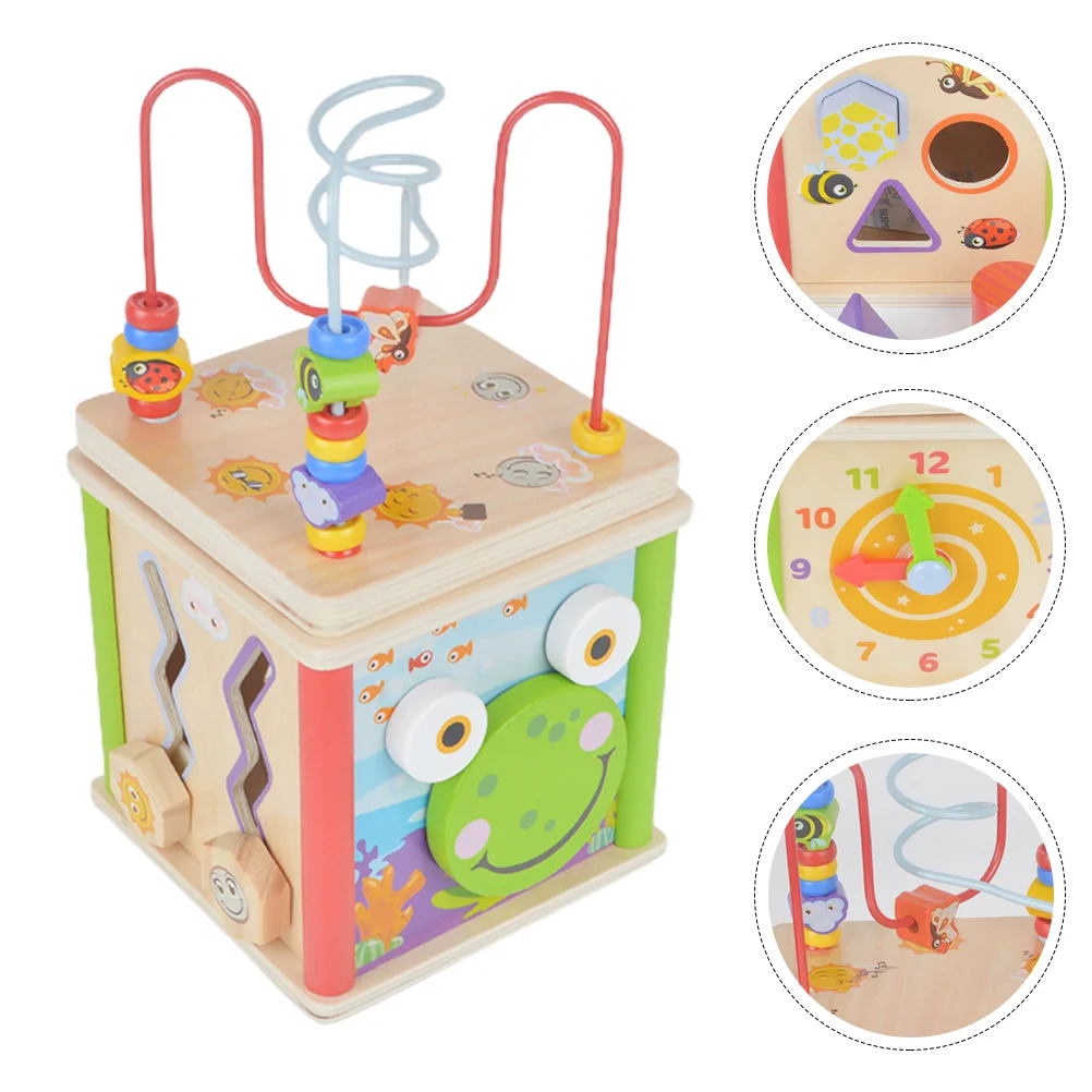 

Bead Toy Kidcraft Playset Learning Puzzle Safe Kids Plaything Educational Wooden Toddler