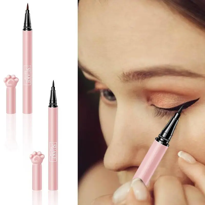 Smudge-proof Eyeliner Pencil With Cat Paw Mechanical Eyeliner Pencil For Women