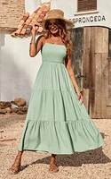 women 2022 summer solid strap sexy fashion casual long dresses vacation vestidos elegant robe beach party sexy sling maxi dress