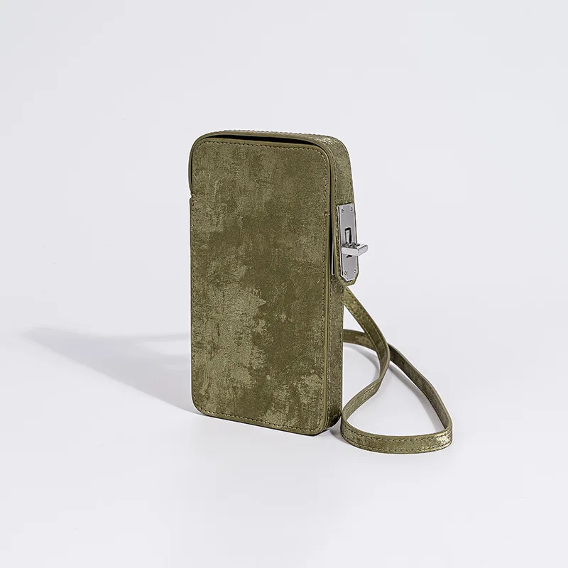 2024 новая атласная сумка из воловьей кожи с пряжкой в китайском стиле для