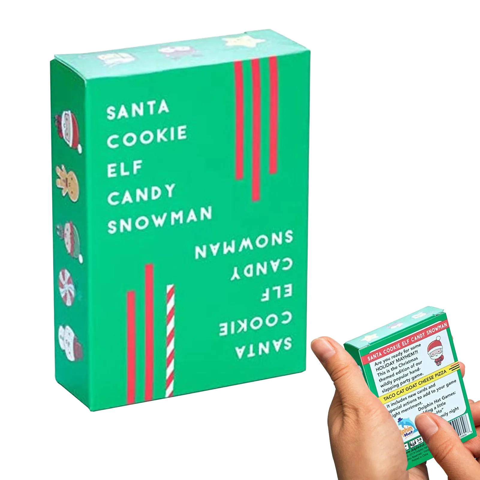 

Santa Cookie Elf Candy Cards Playing Card Gift Suitable For All Ages Game Card Play With Friends And Family Get Started In