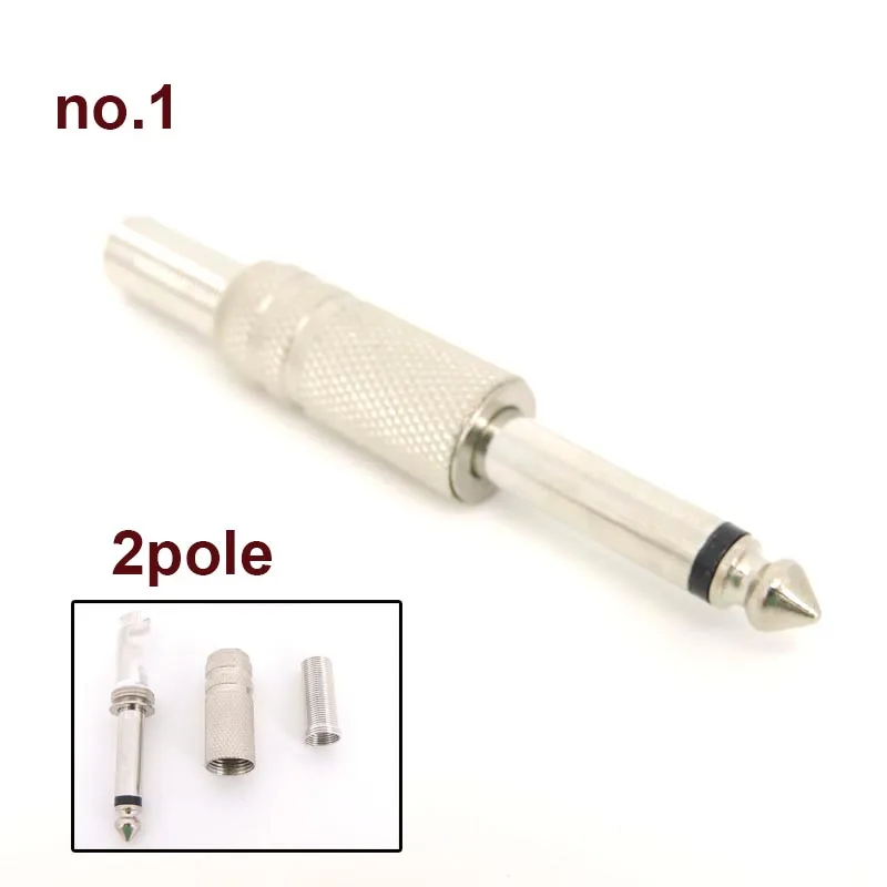 

Моно/стерео 6,35 мм Штекерный разъем, Штекерный разъем, фоторазъем, 2/3 полюсный гитарный эффект, микрофон, 6,3 мм Штекерный аудио адаптер