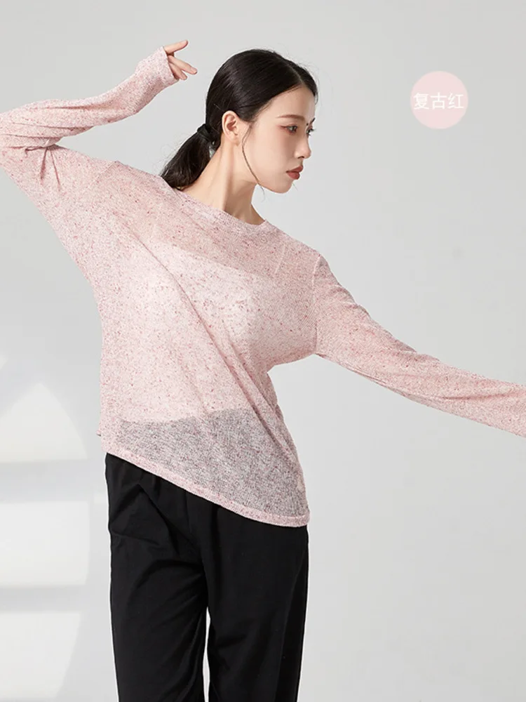 Футболка для латиноамериканских танцев свободного покроя