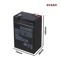 6v 4ah battery lead acid rechargeable storage batteries power supply for childrens car desk lamp led lights electronic scales