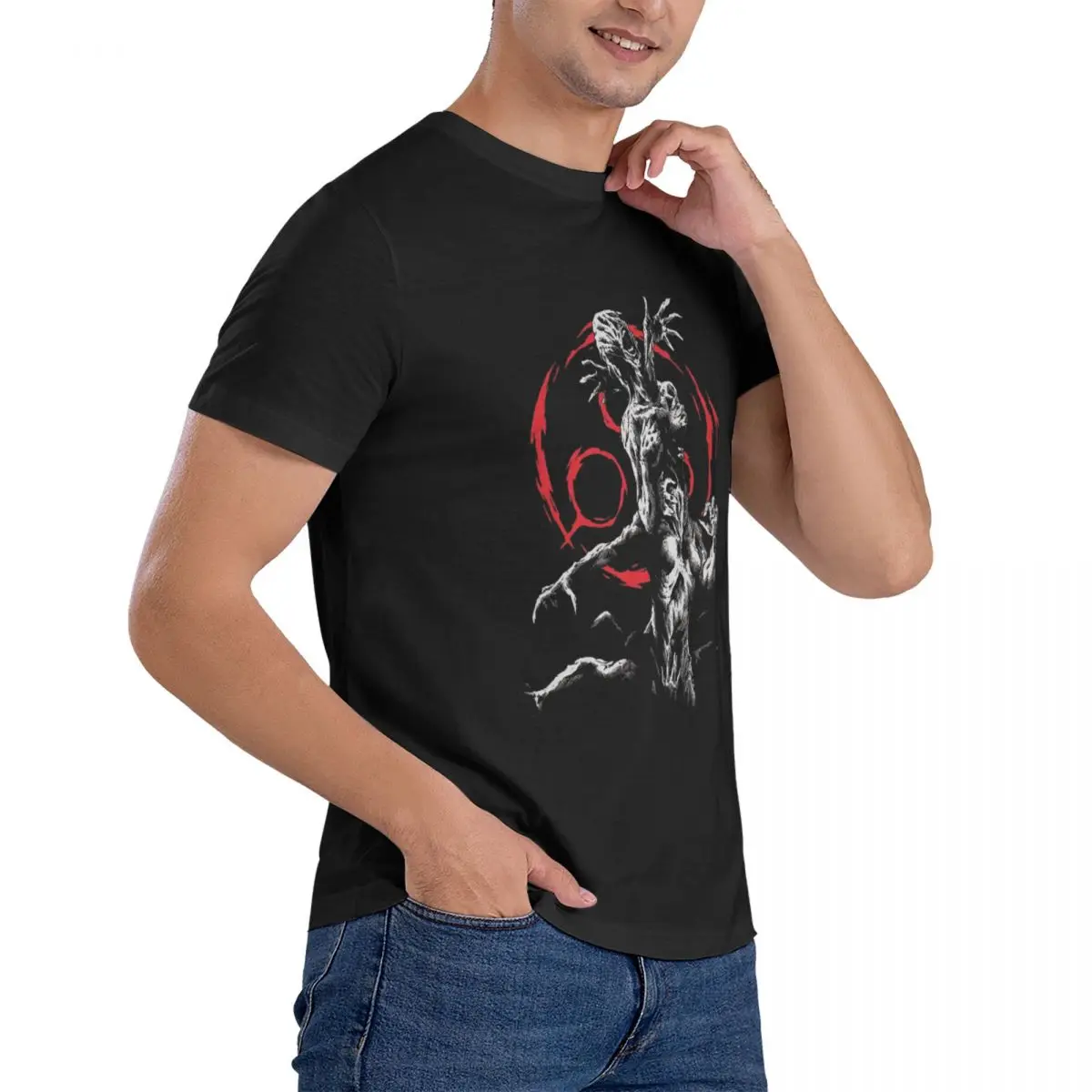 Мужские футболки Asphyxia Silent Hill бесшумная одежда из чистого хлопка с круглым