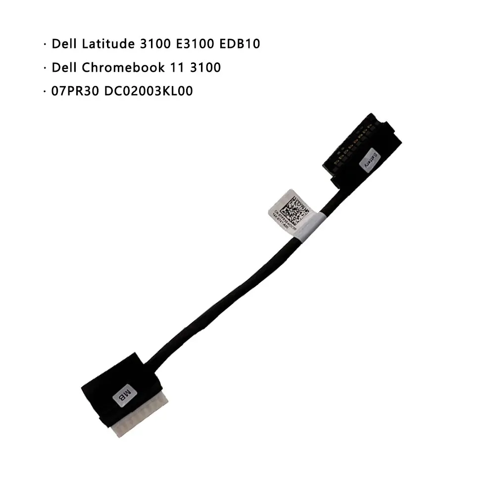 Фото Гибкий кабель для аккумулятора Dell Latitude 3100 E3100 EDB10 Chromebook 11 3100, кабель для аккумулятора ноутбука, соединительный провод, замена 07PR30 №3