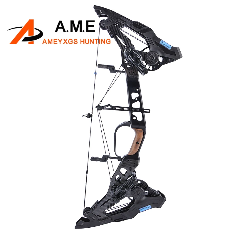 

MENGQIN Compound Bow 21.5-60lbs Archery Steel Ball Dual Purpose Bow 330/460 FPS For Right Hand Outdoor Shooting Hunting