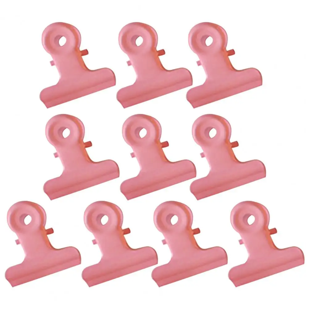 

10 шт./компл. практичный хороший зажим пищевой герметичный зажим красивый милый металлический чехол