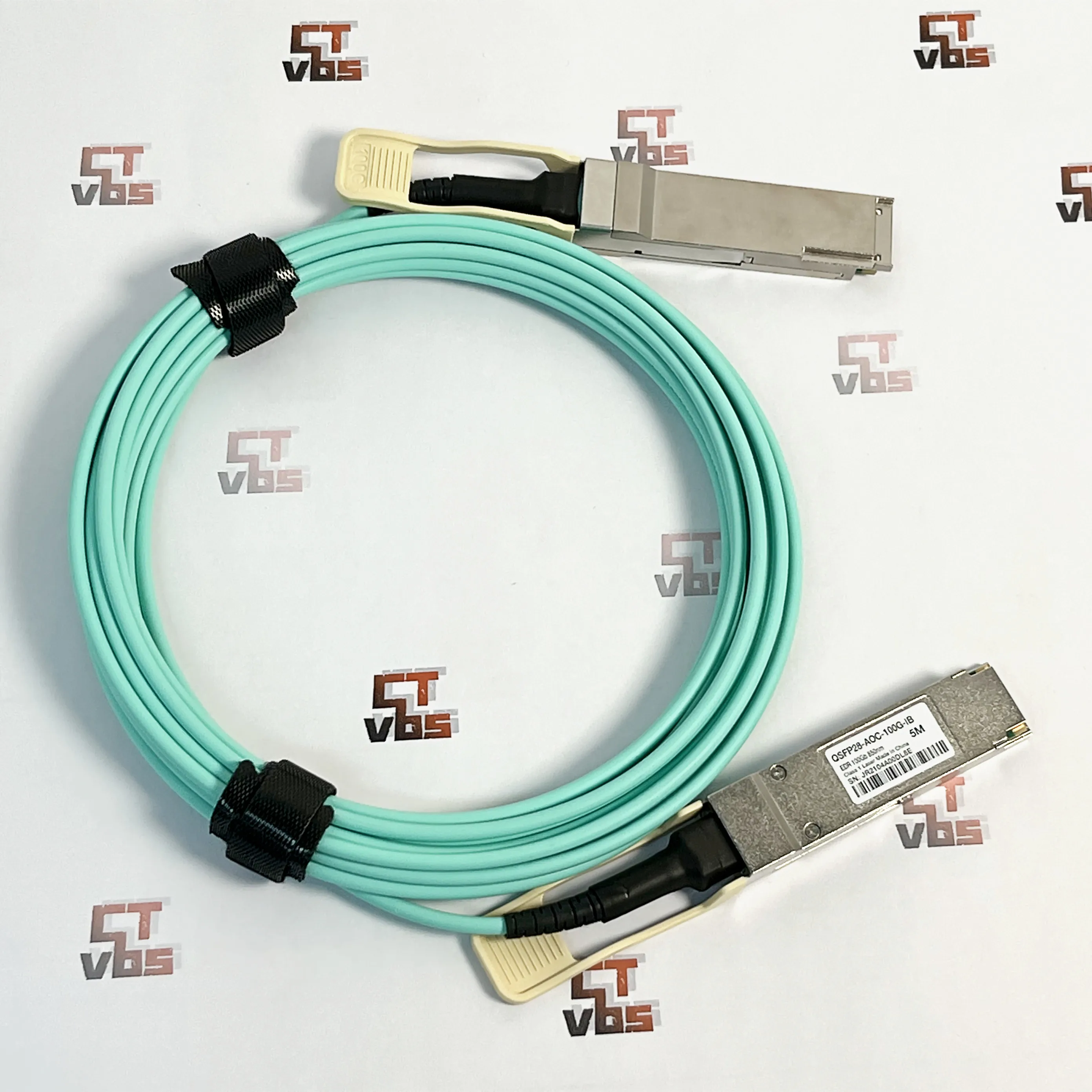 QSFP-100G-AOC-IB 5M Active Optic Cable w/ Transceiver Mellanox Compatible 850nm