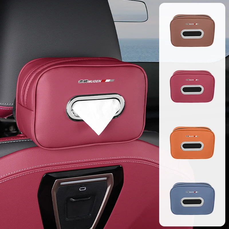Коробка для салфеток на спинку сиденья автомобиля квадратная сумка хранения Honda
