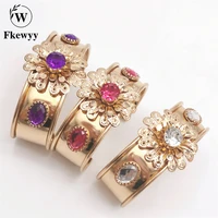 fkewyy luxury gem bracelet for women design jewelry fashion accessories cuff bracelet design jewelry charm gothic gem bangle