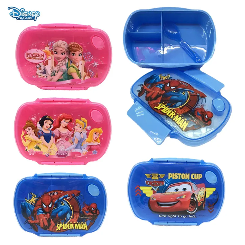

Disney Spiderman Frozen Elsa Children Lunch Box Cute Anime Bento Box Portable Students Food Box Boys Girl Picnic Box Keep Fresh