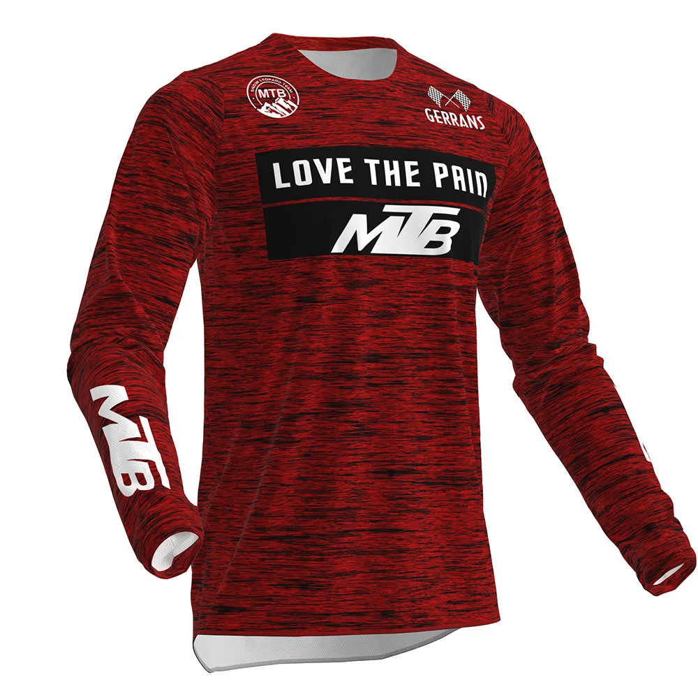 Men's Long Sleeve Motocross Cycling Jerseys Downhill Mountain Bike MTB Shirts Offroad DH Bicycle Jeresys Clothing