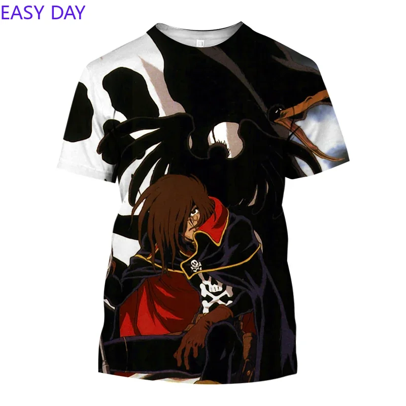 Футболка Мужская/женская оверсайз с 3D-принтом космический пират