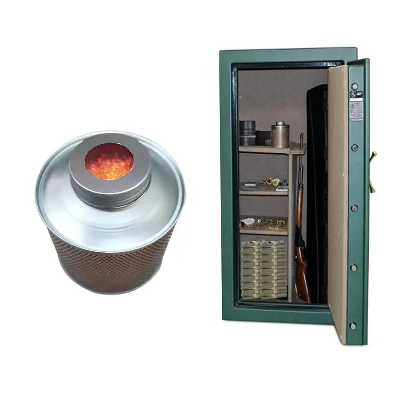 300 г портативный многоразовый оранжевый силикагелевый осушитель, прочный алюминиевый осушитель для автомобиля, шкафа, кабины, коробка для хранения