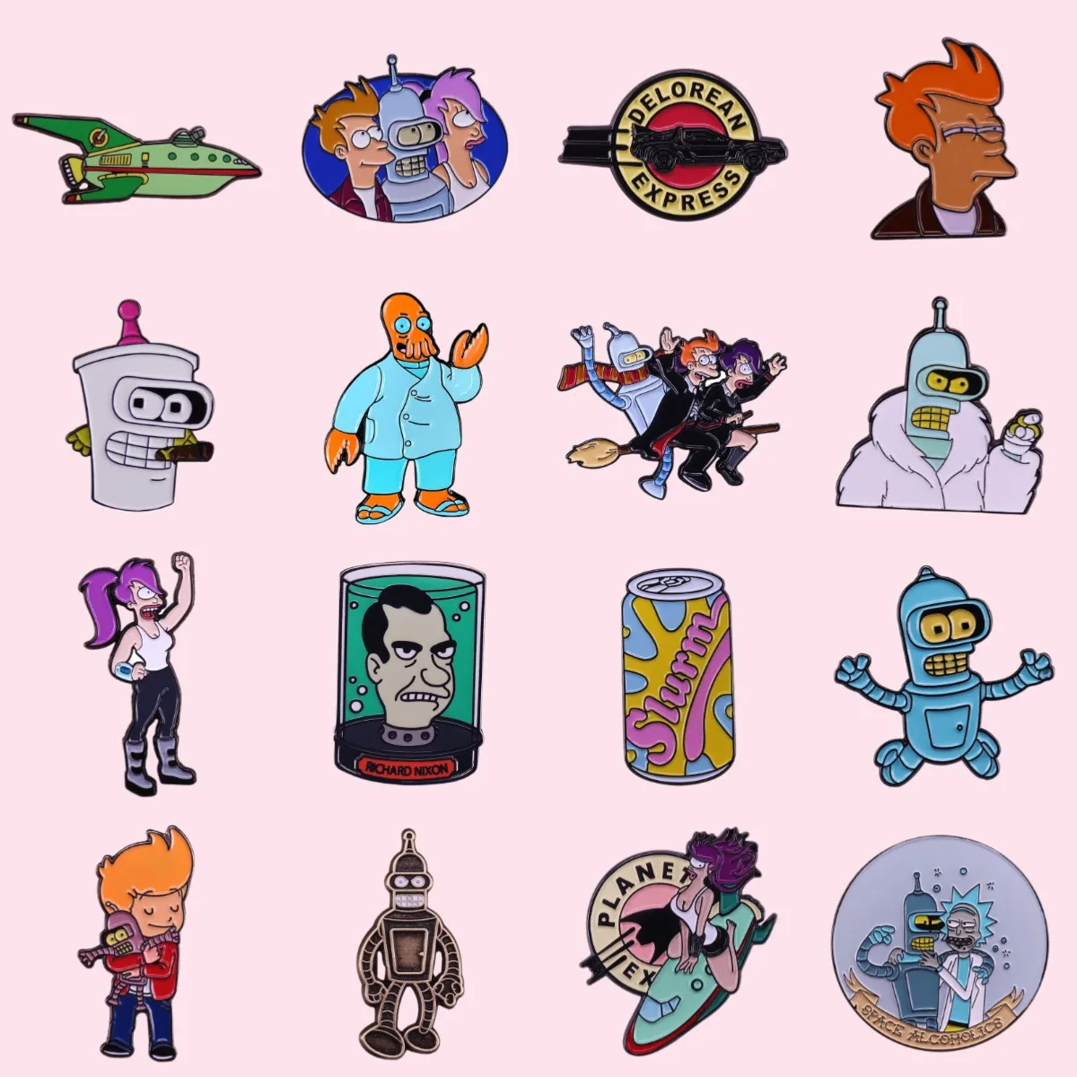 Мужская/Женская эмалированная брошь для рюкзака или Джинса |