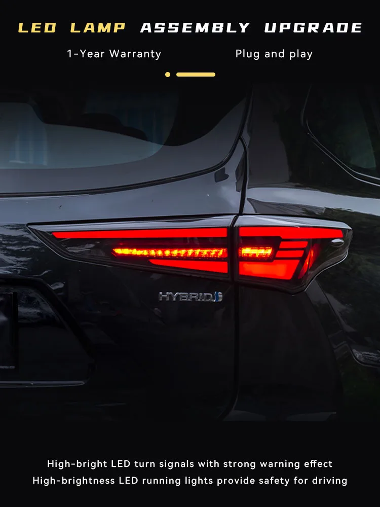 Автомобильная задняя фара для Toyota Highlander Crown 2022 2023