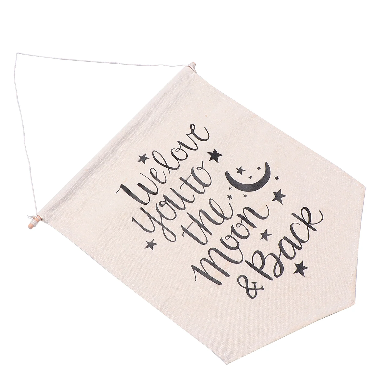 

1Pc Canvas Alphabet Banner Fine Safe Chic Nice Decor Pendant Tool