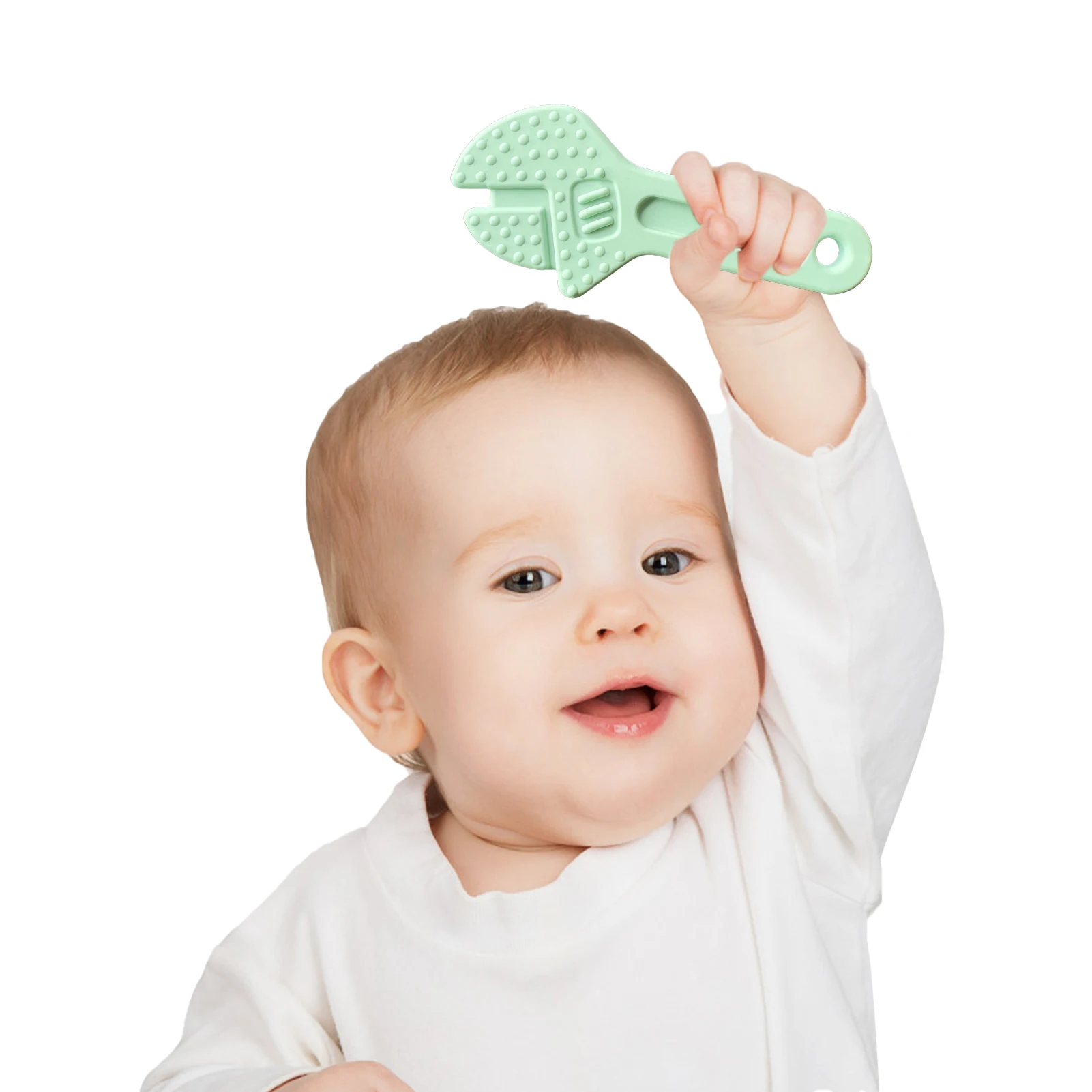 

4pcs Baby Teething Toys Set 0-24 Months Dental Care Food Grade Silicone Soft-Textured Baby Teethers For Relief Babies Sore Gum