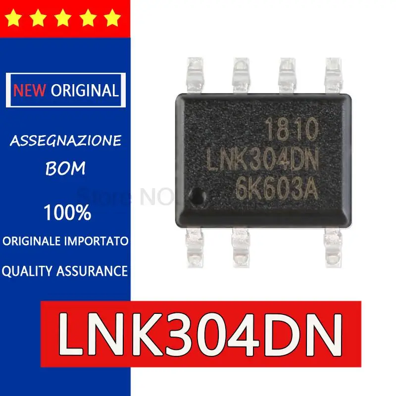 Новый и оригинальный LNK304DN LNK304DG SOP7 чип управления питанием IC, переключатели переменного/постоянного тока, чип управления питанием