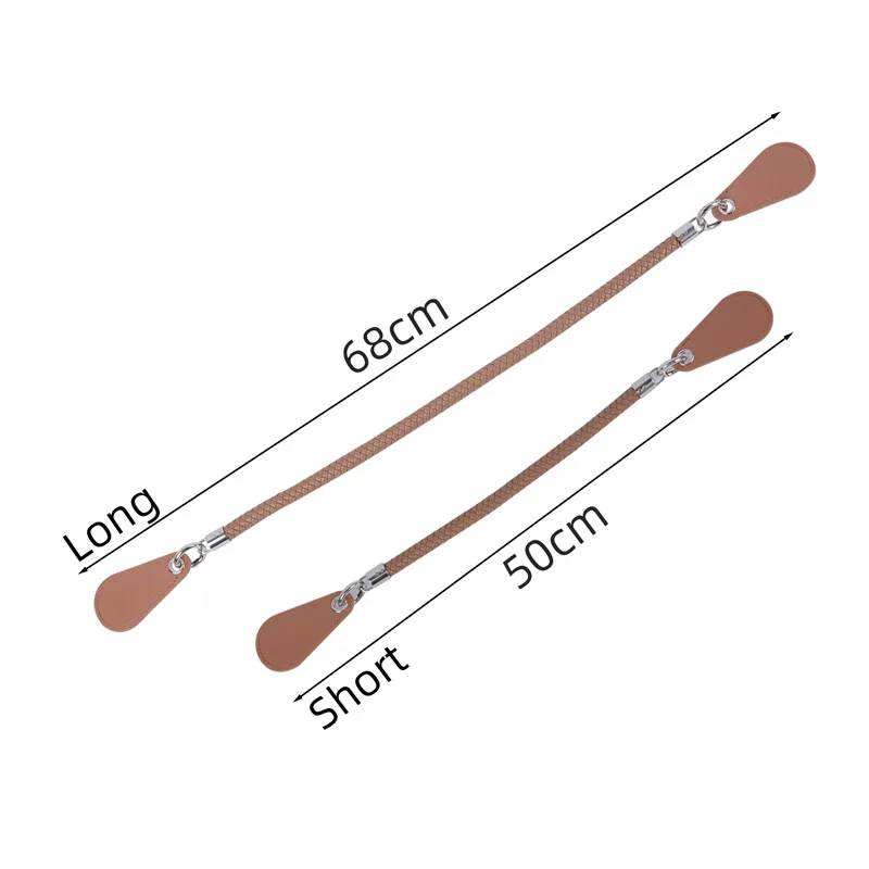 2023 Obag braid Rope Handle strap belt for O Bag Tote Bag Detachable PU leather Women's Bag Accessories