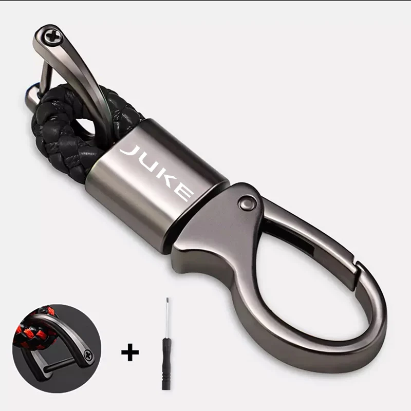 Car Key Accessories High Quality Metal Auto Keychain Ring For Nissan Juke Qashqai Patrol Altima Sentra Rogue Pulsar Micra Almera |