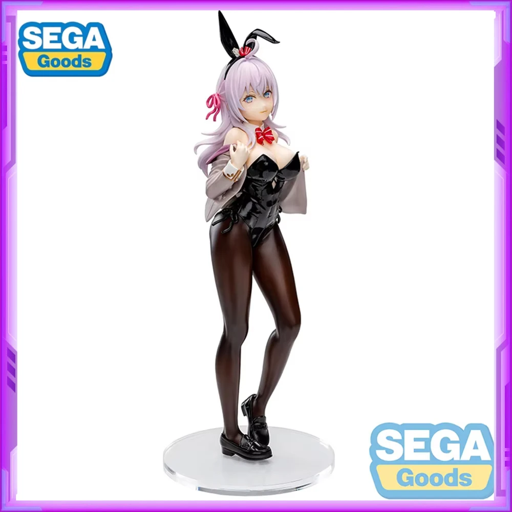 Оригинальный SEGA Luminasta Alya Sometimes Hides Her Feelings in Russian Alisa ПВХ Банни Девушка Аниме Фигурка
