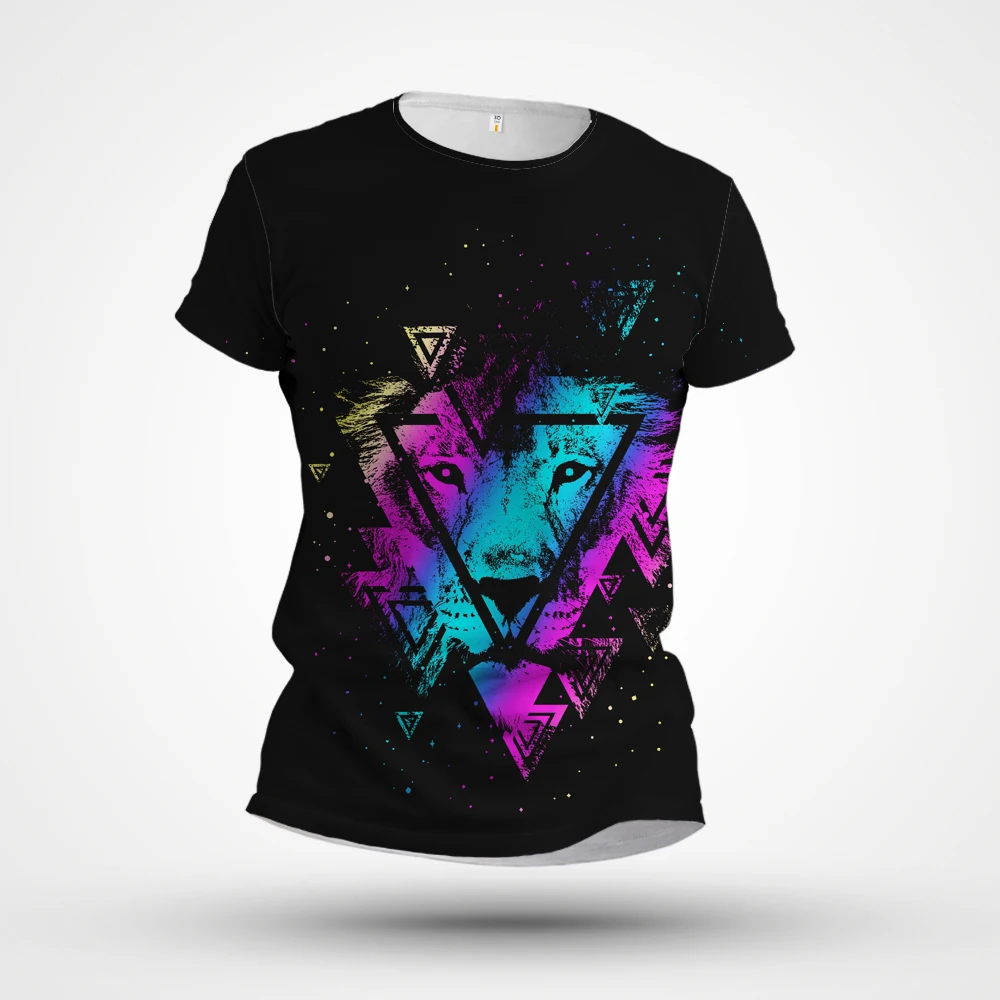 

Animal T-shirt New 3D Printing Cute and Fun Pattern Short Sleeve Customized Factory Direct 2023 Summer Casual Sports Tight Top