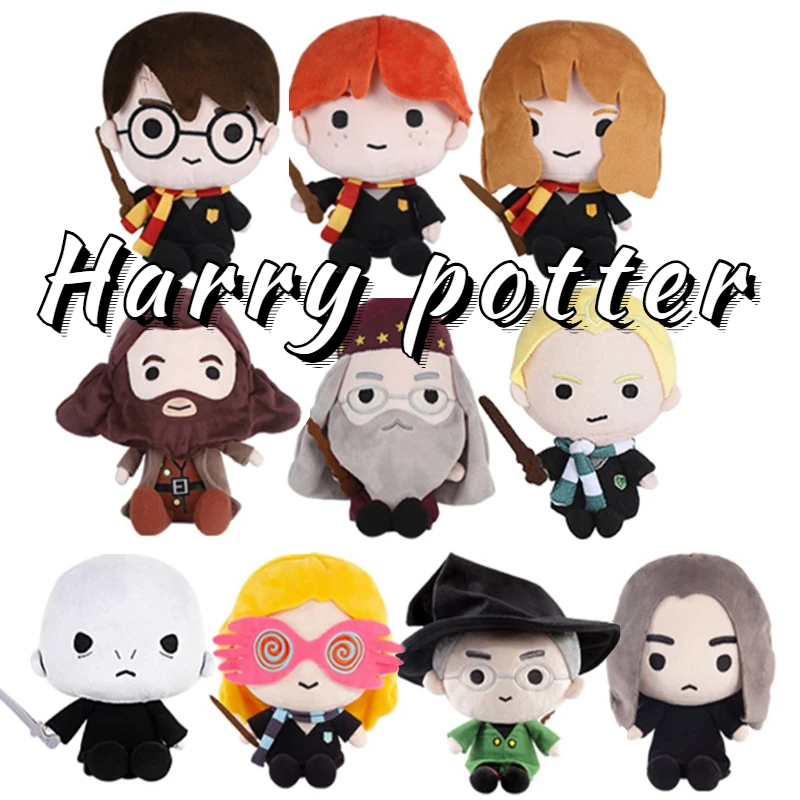 

20/25CM New Harry Potter Movie Figures Plush Toys Cute Hermione Granger Ron Snape Soft Stuffed Plush Dolls Kids Birthday Gift