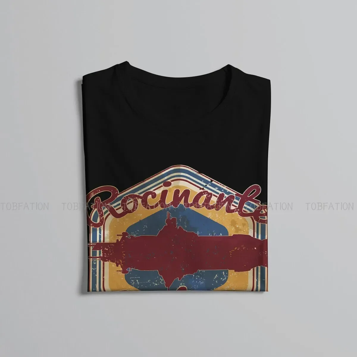 Футболка The Expanse ROCINANTE AIRLINES DISTRESSED BADGE Harajuku мужские готические футболки для