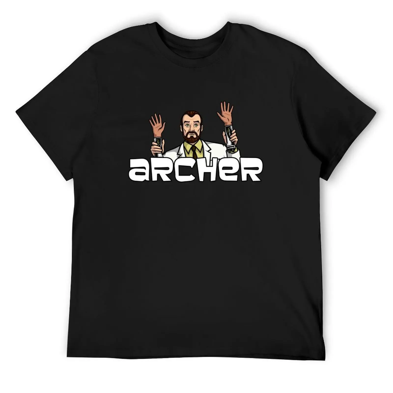 Archer Krieger Jazz Hands 83 крутая винтажная футболка с графическим рисунком для мужчин