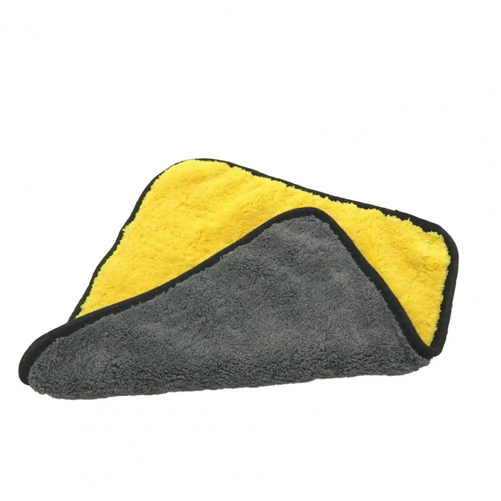 

Полотенце для мытья автомобиля, прочная двухсторонняя тряпочка из микрофибры с сильной адсорбцией воды